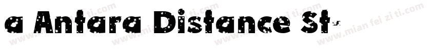 a Antara Distance St字体转换